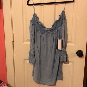 Off the shoulder Charlotte Russe dress
